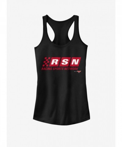 Disney Pixar Cars Girls Racing Sportswear Tank Top - Black