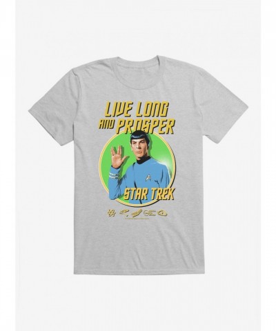 Star Trek Live Long T-Shirt for Men - Lightweight Cotton
