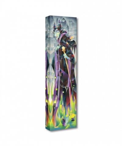 Maleficent Cubist Flames Giclée Canvas Art by Tom Matousek