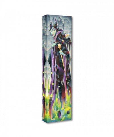 Maleficent Cubist Flames Giclée Canvas Art by Tom Matousek