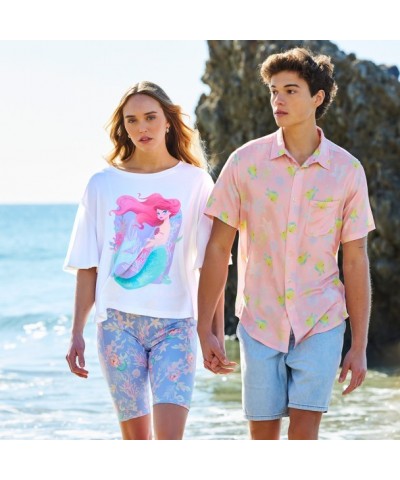 Flounder Undersea Pattern Shirt for Adults – Inspired by The Little Mermaid