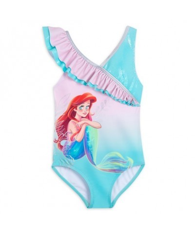 Ariel Inspired One-Piece Swimsuit for Girls – The Little Mermaid Magic
