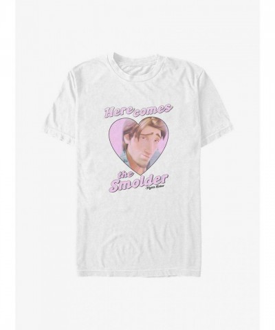 Disney Tangled Flynn Rider "Here Comes The Smolder" Big & Tall T-Shirt - White Men's