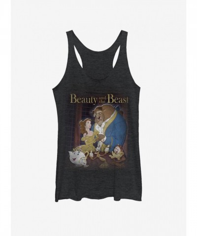 Disney Girls Movie Poster Tank Top - Black