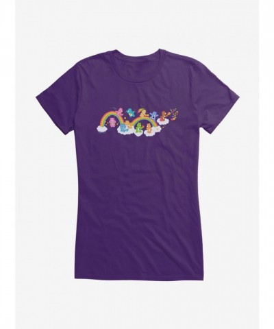 Care Bears Rainbow Slide Girls Junior Size T-Shirt