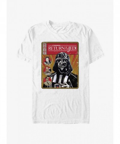 Star Wars 40th Anniversary Darth Vader T-Shirt - Lightweight White Men's Tee