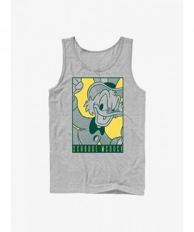 Disney Ducktales Scrooge Grey Tank Top for Men
