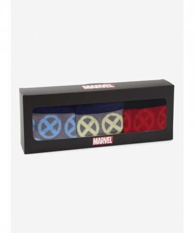 Marvel Superhero X-Men Themed Socks Set - 3 Pack