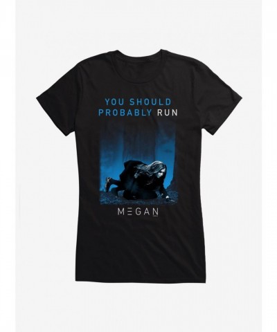 M3GAN Comfortable Girls T-Shirt - Black Junior Size