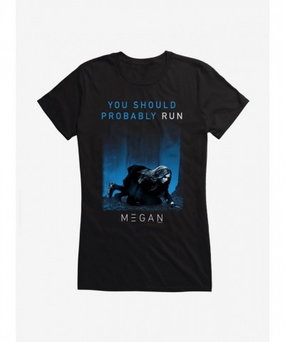 M3GAN Comfortable Girls T-Shirt - Black Junior Size