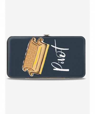 Friends Hinge Wallet in Gray - Stylish Vegan Leather