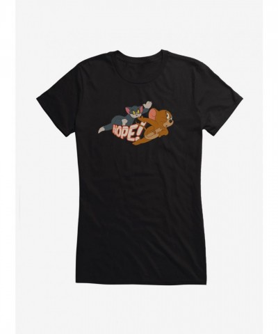Tom and Jerry Girls Cartoon T-Shirt - Lightweight Cotton for Juniors