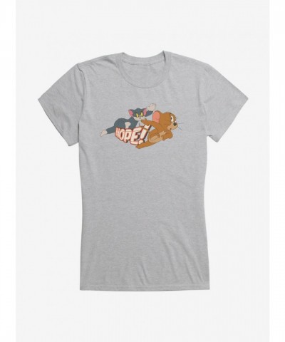 Tom and Jerry Girls Cartoon T-Shirt - Lightweight Cotton for Juniors