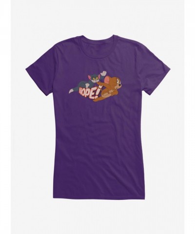 Tom and Jerry Girls Cartoon T-Shirt - Lightweight Cotton for Juniors