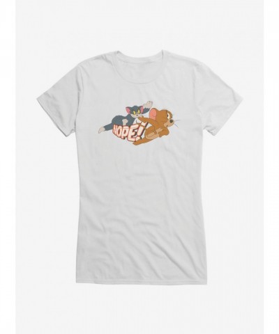 Tom and Jerry Girls Cartoon T-Shirt - Lightweight Cotton for Juniors
