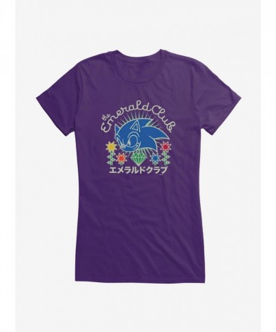 Sonic Girls Emerald Club Lightweight Cotton T-Shirt