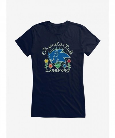 Sonic Girls Emerald Club Lightweight Cotton T-Shirt