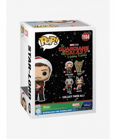 Funko Pop! Marvel Guardians of the Galaxy Holiday Star-Lord Vinyl Figurine
