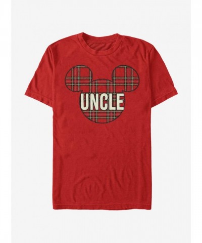 Disney Uncle Mickey Mouse Holiday Lightweight Cotton T-Shirt for Men