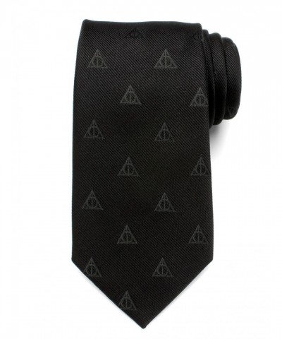 Harry Potter Official Deathly Hallows Silk Tie for Men