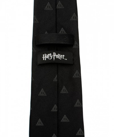 Harry Potter Official Deathly Hallows Silk Tie for Men
