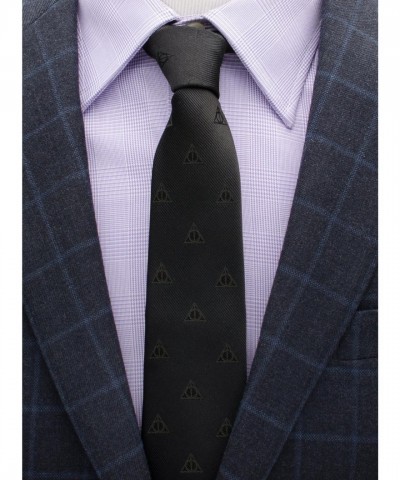 Harry Potter Official Deathly Hallows Silk Tie for Men