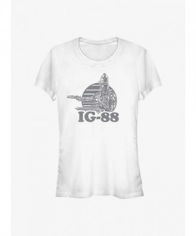 Star Wars IG-88 Lightweight T-Shirt for Girls - White