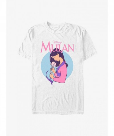 Disney Mulan Magnolia Portrait Unisex T-Shirt - White