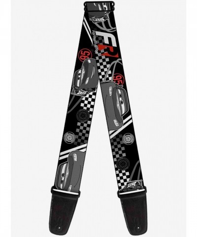 Disney Pixar Cars Lightning McQueen Guitar Strap for Musicians