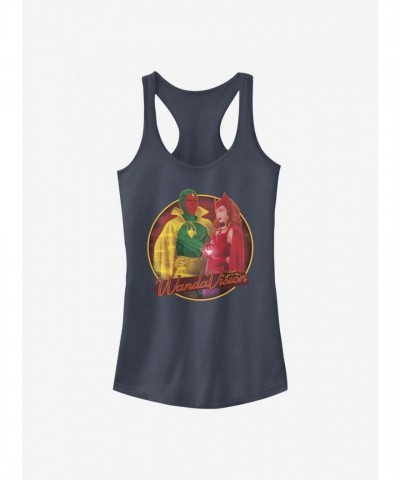 Marvel WandaVision Girls Tank Top in Blue for Juniors