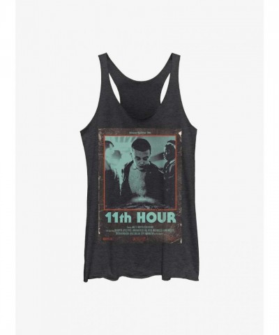 Stranger Things Girls Tank Top - Junior Size Black