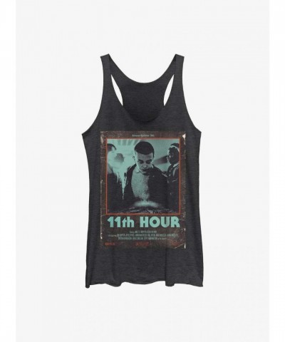 Stranger Things Girls Tank Top - Junior Size Black
