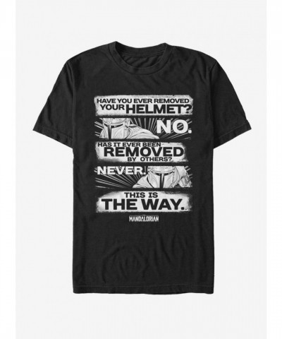 The Mandalorian "This Is The Way" Unisex T-Shirt - Black