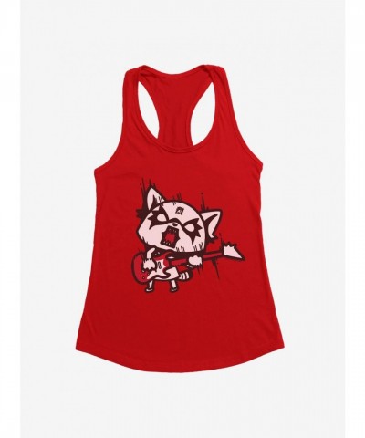 Aggretsuko Metal Hard Rock Girls Tank Top