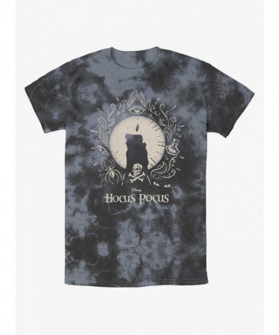 Disney Hocus Pocus Tie-Dye Black Flame T-Shirt - Multi