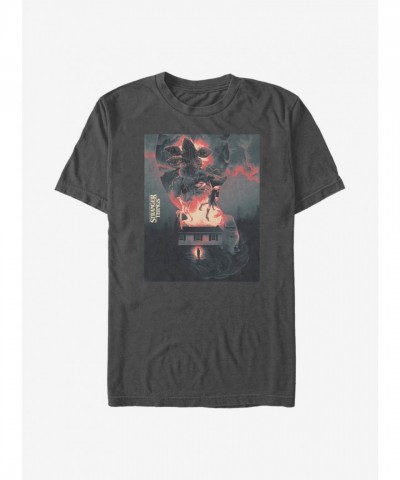 Stranger Things Demogorgon Grey Unisex T-Shirt