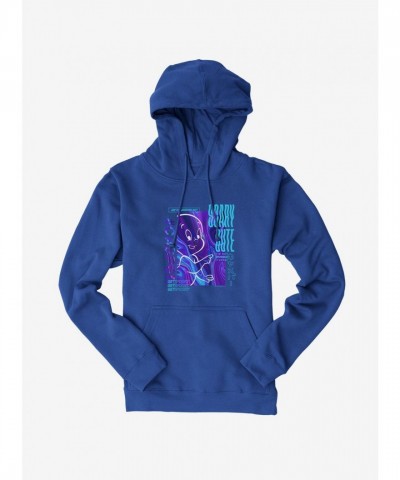 Casper Scary Cute Virtual Raver Hoodie - Men's Blue