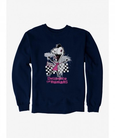 Invader Zim Unisex Sweatshirt - Subjugate the Humans Design