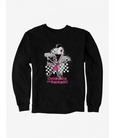Invader Zim Unisex Sweatshirt - Subjugate the Humans Design