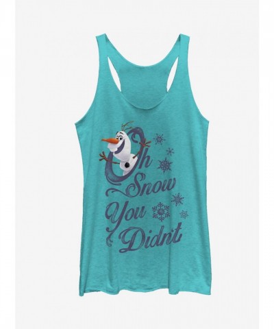 Frozen Adventure Olaf Girls Tank Top - Blue