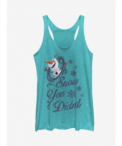 Frozen Adventure Olaf Girls Tank Top - Blue