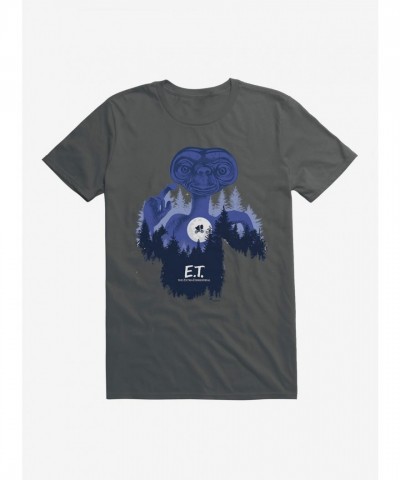 E.T. 40th Anniversary Graphic Flying Bicycle T-Shirt for Men
