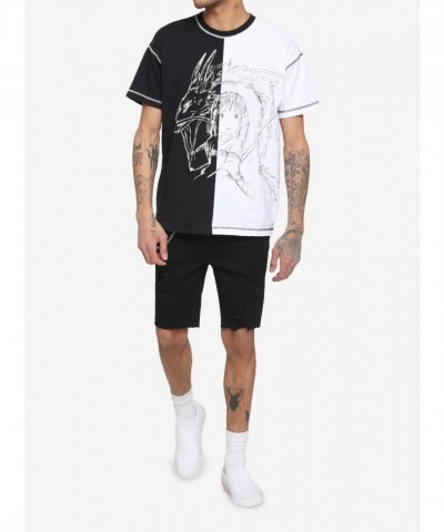 Studio Ghibli Spirited Away Haku Chihiro Split Design Unisex T-Shirt