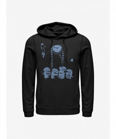 Minions Gang Unisex Hoodie - Black