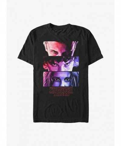 Stranger Things Unisex Soft Eleven Eyes T-Shirt - Black