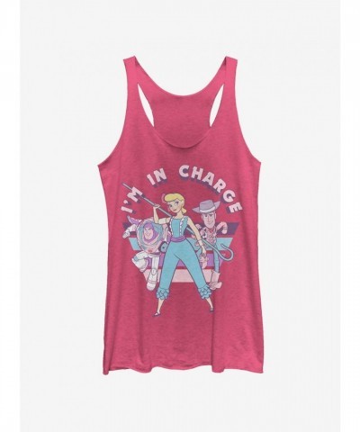 Disney Toy Story 4 Pink Girls Tank Top - Back Fellas Design