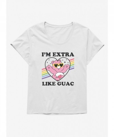 Care Bears Love-A-Lot Bear Heart Sunglasses Extra Guac T-Shirt for Women Plus Size