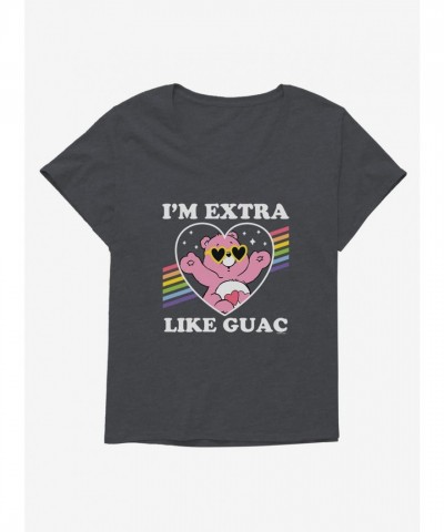 Care Bears Love-A-Lot Bear Heart Sunglasses Extra Guac T-Shirt for Women Plus Size
