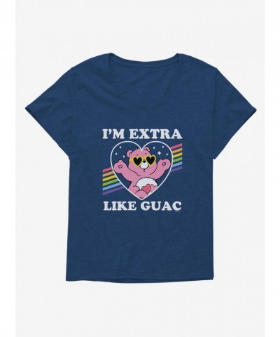 Care Bears Love-A-Lot Bear Heart Sunglasses Extra Guac T-Shirt for Women Plus Size