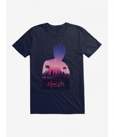 Miami Vice Inspired Lightweight Cotton Men's T-Shirt